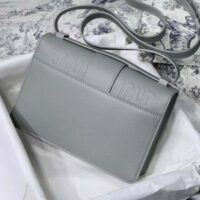 Dior Women 30 Montaigne Bag Ultramatte Grained Calfskin-silver (1)