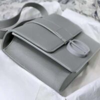 Dior Women 30 Montaigne Bag Ultramatte Grained Calfskin-silver (1)