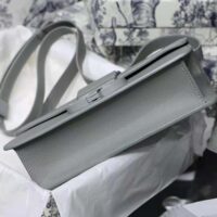 Dior Women 30 Montaigne Bag Ultramatte Grained Calfskin-silver (1)