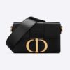 Dior Women 30 Montaigne Box Bag Black Box Calfskin