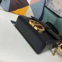 Dior Women 30 Montaigne Box Bag Black Box Calfskin (1)