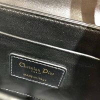 Dior Women 30 Montaigne Box Bag Black Box Calfskin (1)