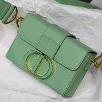 Dior Women 30 Montaigne Box Bag Mint Green Box Calfskin (1)