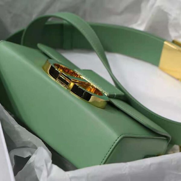 Dior Women 30 Montaigne Box Bag Mint Green Box Calfskin (6)