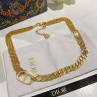 Dior Women 30 Montaigne Necklace Gold-Finish Metal (1)