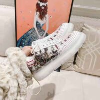 Dior Women Addict Sneaker White Calfskin and Technical Fabric (1)