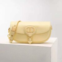 Dior Women Bobby East-West Bag Pale Yellow Box Calfskin (1)