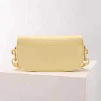 Dior Women Bobby East-West Bag Pale Yellow Box Calfskin (1)