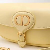 Dior Women Bobby East-West Bag Pale Yellow Box Calfskin (1)