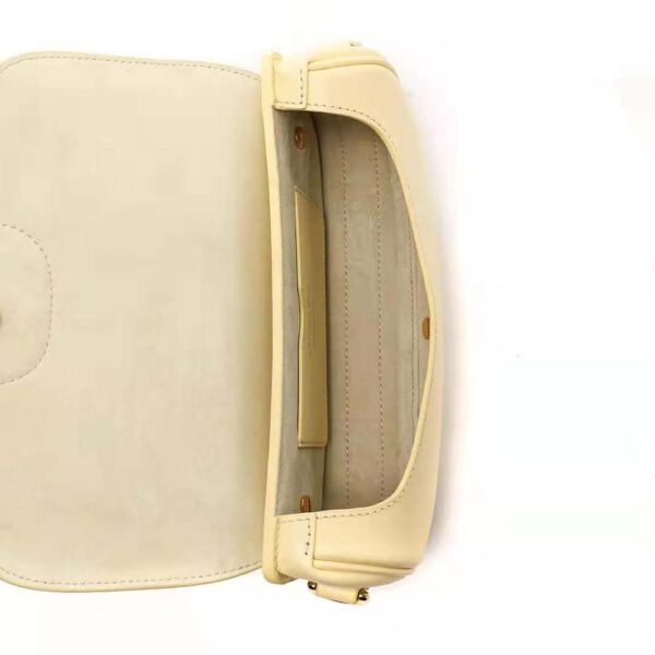 Dior Women Bobby East-West Bag Pale Yellow Box Calfskin (7)