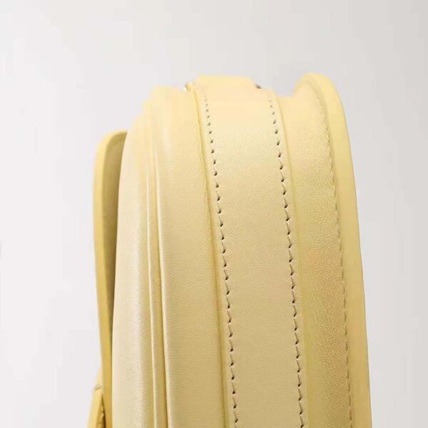 Dior Women Bobby East-West Bag Pale Yellow Box Calfskin (8)