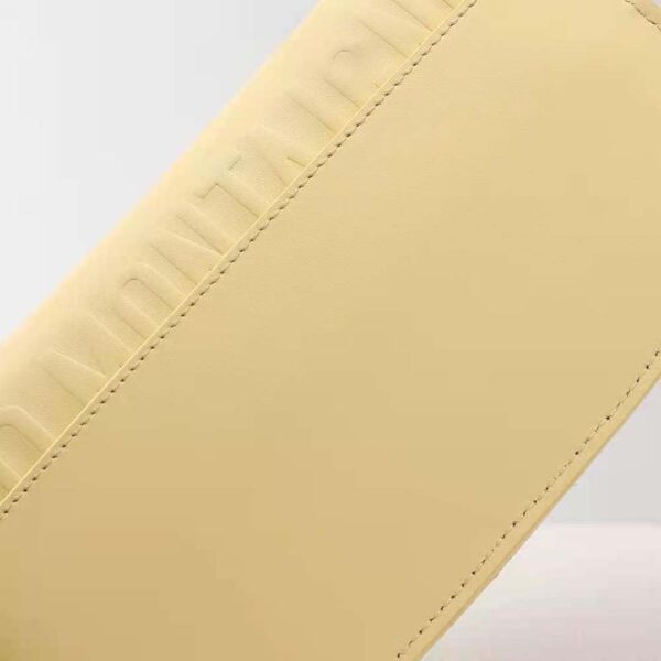 Dior Women Bobby East-West Bag Pale Yellow Box Calfskin (9)