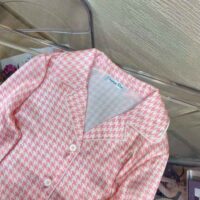 Dior Women Chez Moi Short-Sleeved Shirt Peony Pink Silk Twill (1)