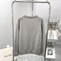 Dior Women Christian Dior Atelier Sweater Gray Wool Jersey (1)