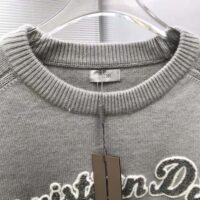 Dior Women Christian Dior Atelier Sweater Gray Wool Jersey (1)