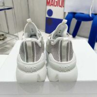 Dior Women D-Connect Sneaker Silver-Tone Laminated Mesh (1)