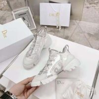 Dior Women D-connect Sneaker White Dior Spatial Printed Reflective Technical Fabric (1)