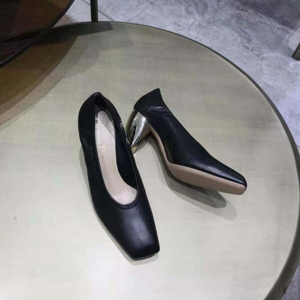 Dior Women Deesse Pump Black Lambskin (9)