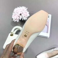 Dior Women Deesse Pump White Lambskin (1)