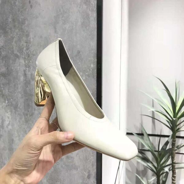 Dior Women Deesse Pump White Lambskin (6)