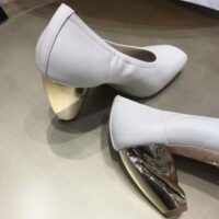 Dior Women Deesse Pump White Lambskin (1)