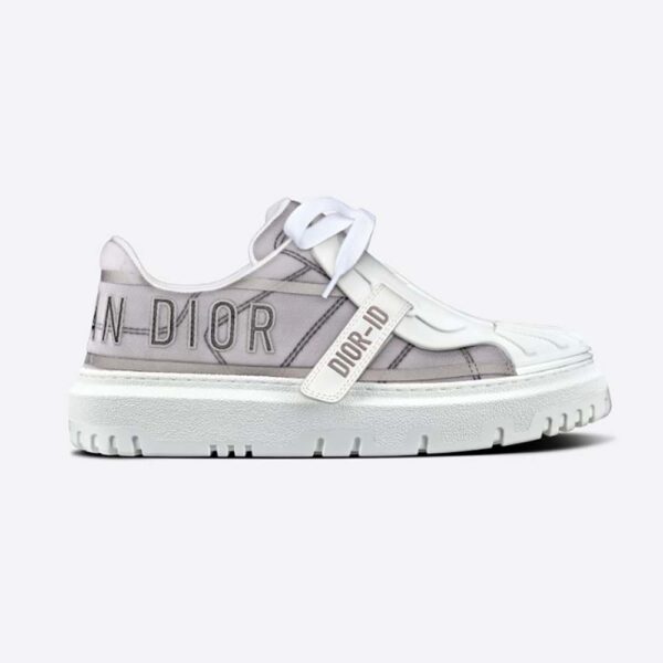 Dior Women Dior-id Sneaker Gray Reflective Technical Fabric (1)