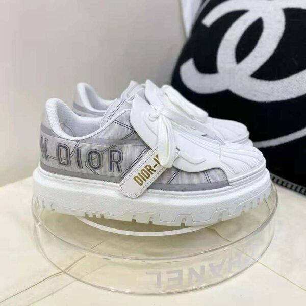 Dior Women Dior-id Sneaker Gray Reflective Technical Fabric (5)