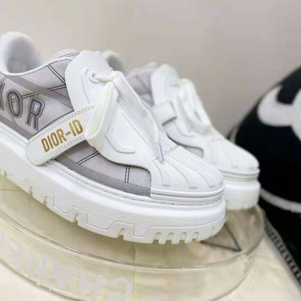 Dior Women Dior-id Sneaker Gray Reflective Technical Fabric (6)