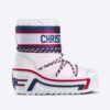 Dior Women Dioralps Snow Ankle Boot Shiny White Nylon