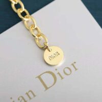 Dior Women Dio(r)evolution Bracelet Gold-Finish Metal and White Crystals (1)