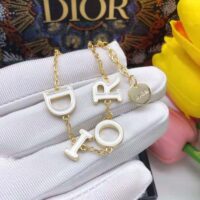 Dior Women Dio(r)evolution Bracelet Gold-Finish Metal and White Lacquer (1)