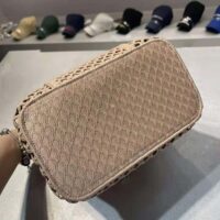 Dior Women Diortravel Vanity Case Mesh Embroidery-sandy (1)