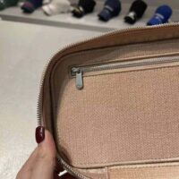 Dior Women Diortravel Vanity Case Mesh Embroidery-sandy (1)