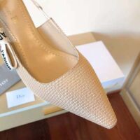 Dior Women J Adior Slingback Pump Nude Technical Fabric (1)