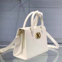 Dior Women Medium ST Honoré Tote Latte Grained Calfskin-white (1)