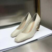 Dior Women Rhodes Pump White Calfskin (1)