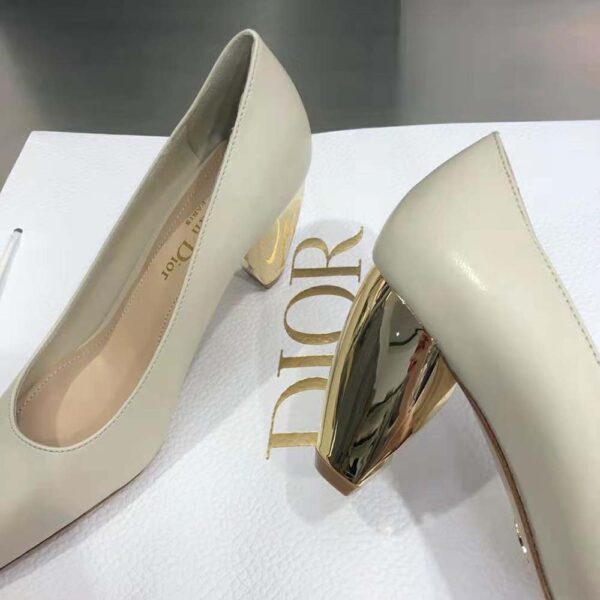 Dior Women Rhodes Pump White Calfskin (9)