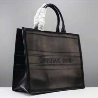 Dior Women Small Dior Book Tote Black Calfskin (1)