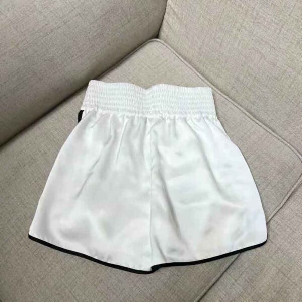 Dior Women Vibe Shorts White Technical Satin (4)