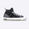 Dior Women Walk'n'Dior Sneaker Fur-Effect Knit with Gray Mizza Print