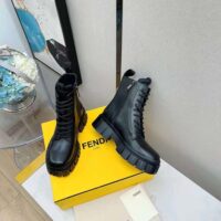 Fendi Men Force Black leather Ankle Boots (1)