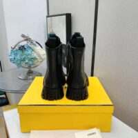 Fendi Men Force Black leather Ankle Boots (1)