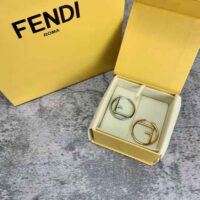 Fendi Women F Is Fendi Earrings Gold and Palladium Earrings (1)