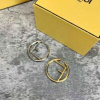 Fendi Women F Is Fendi Earrings Gold and Palladium Earrings (1)