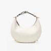 Fendi Women Fendigraphy Small White Leather Bag