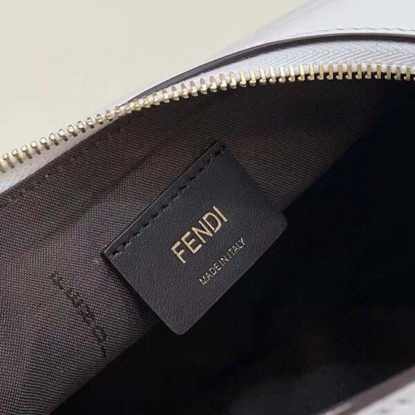 Fendi Women Fendigraphy Small White Leather Bag (9)