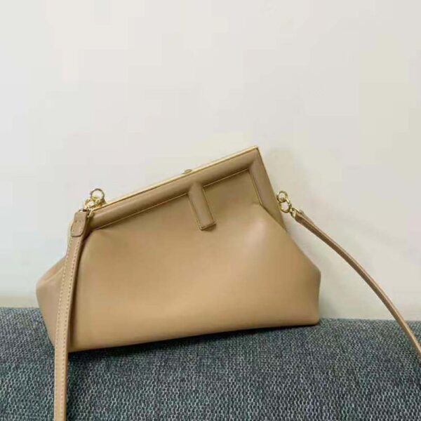 Fendi Women First Small Beige Leather Bag (2)