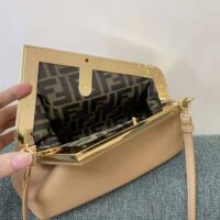 Fendi Women First Small Beige Leather Bag (1)