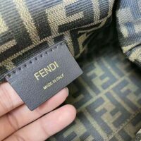 Fendi Women First Small Dark Green Leather Bag (1)