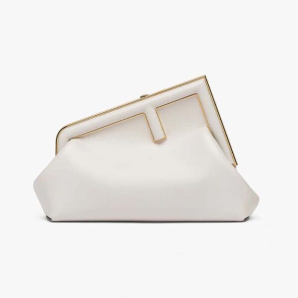 Fendi Women First Small White Leather Bag (1)